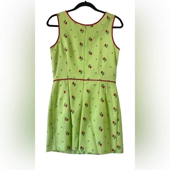 Vintage Lime Floral Romper - Picture 2 of 9